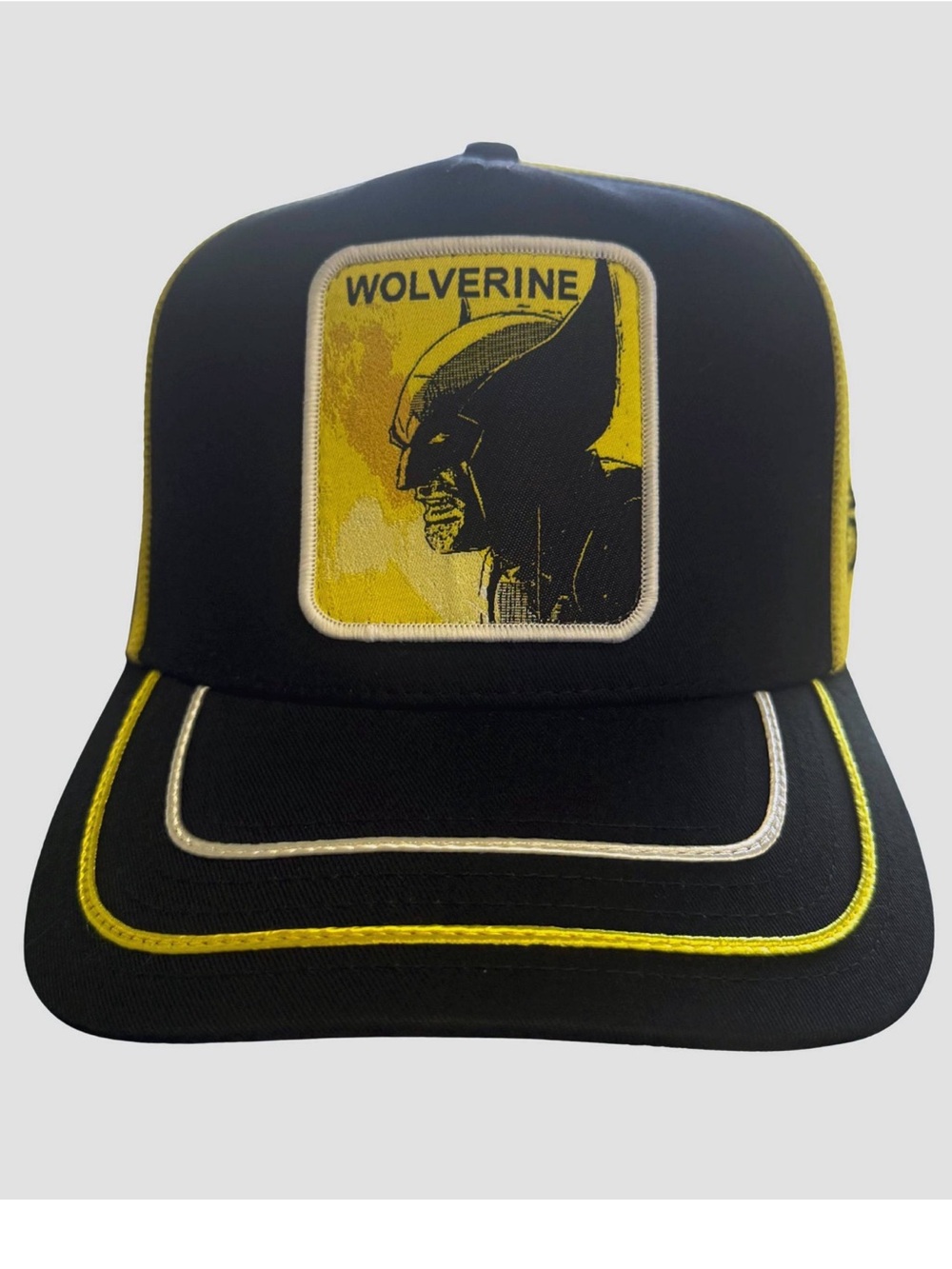Wolverine Black and Yellow Patch Trucker Hat